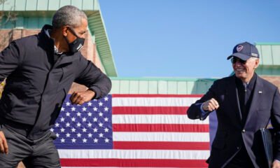 Barack Obama Campaigns With Joe Biden In Michigan 3 Days Ahead Of Election
